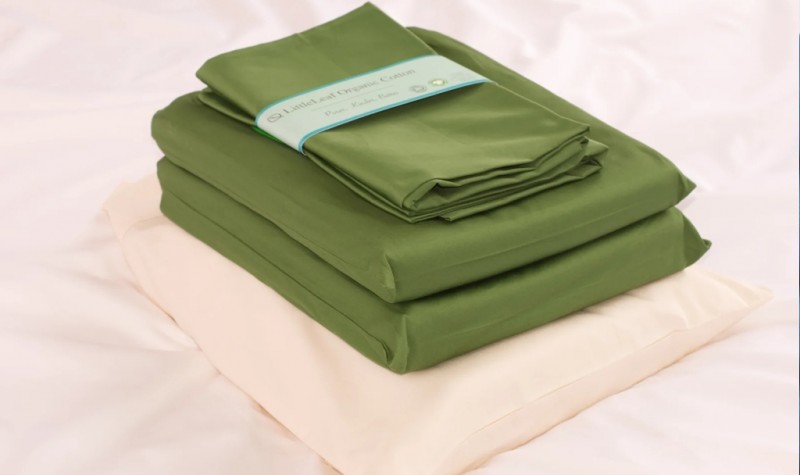 Leaf Green Organic Cotton Bedding Leaf Green Organic Cotton Bedding
